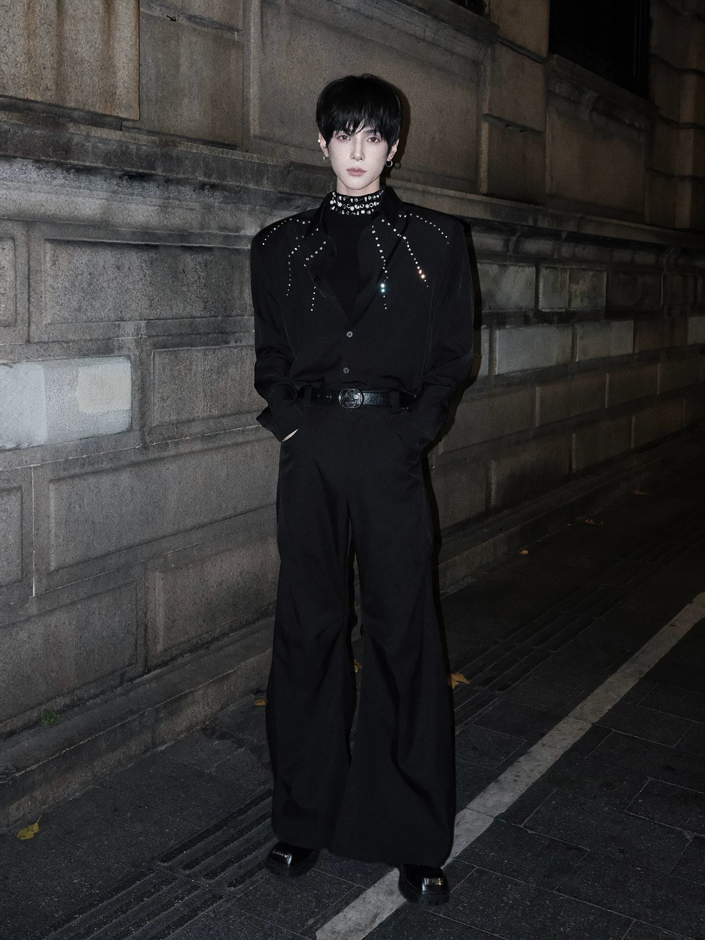 Nocturne Constellation Crystal Dress Shirt