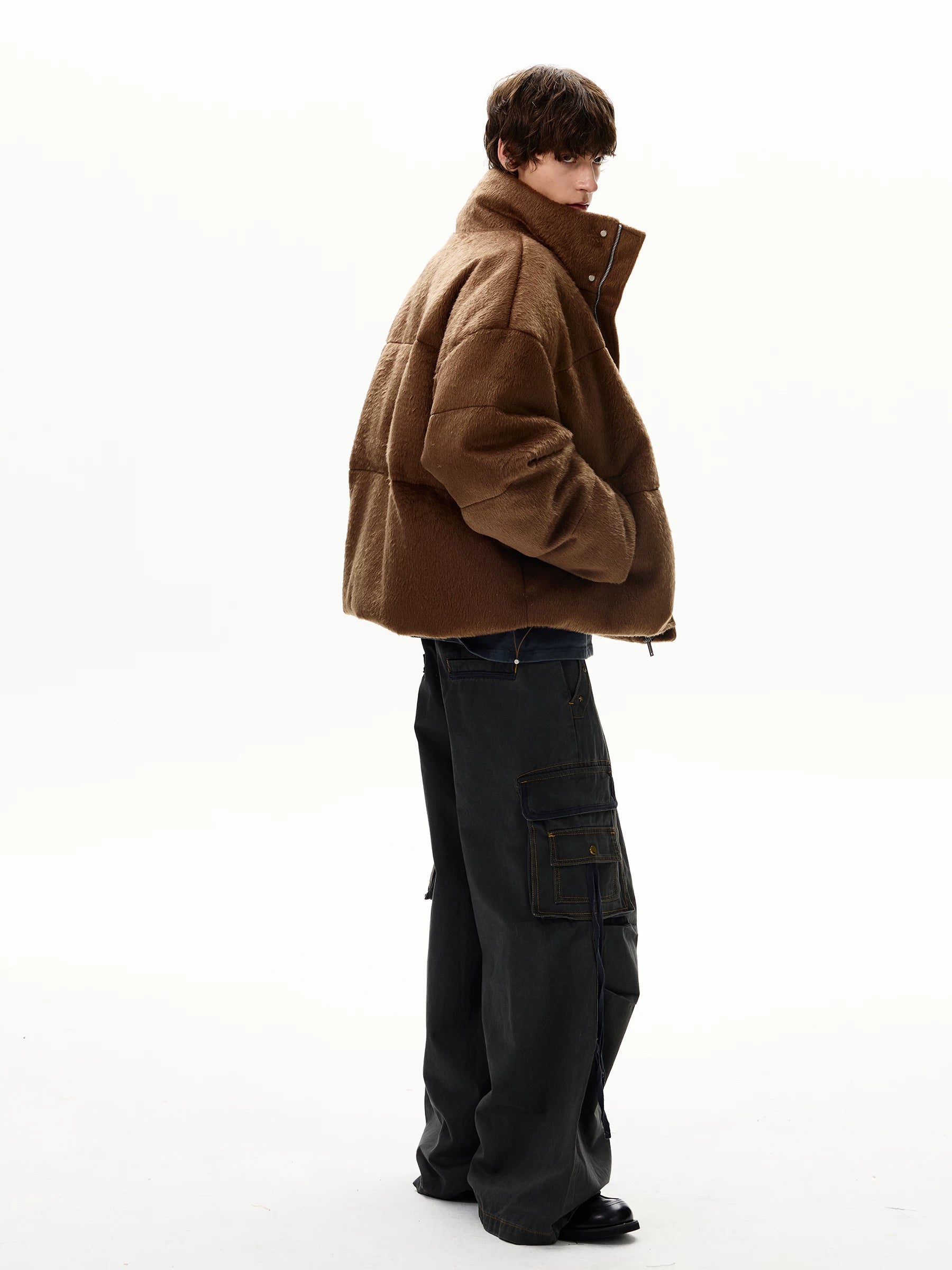 Astro Deck Wide‑Leg Strap Cargo Jeans