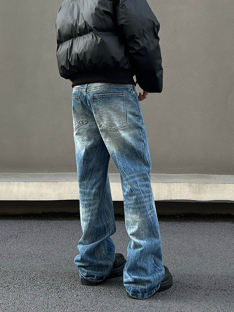 Frostline Vein Distressed Jeans