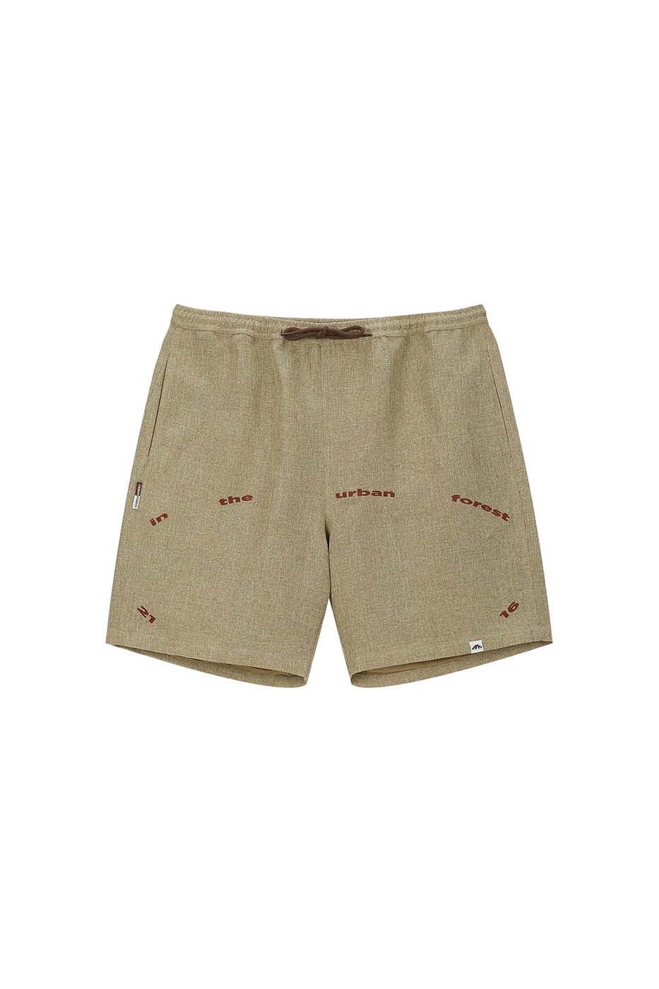 Shorts de texte forestier urbain
