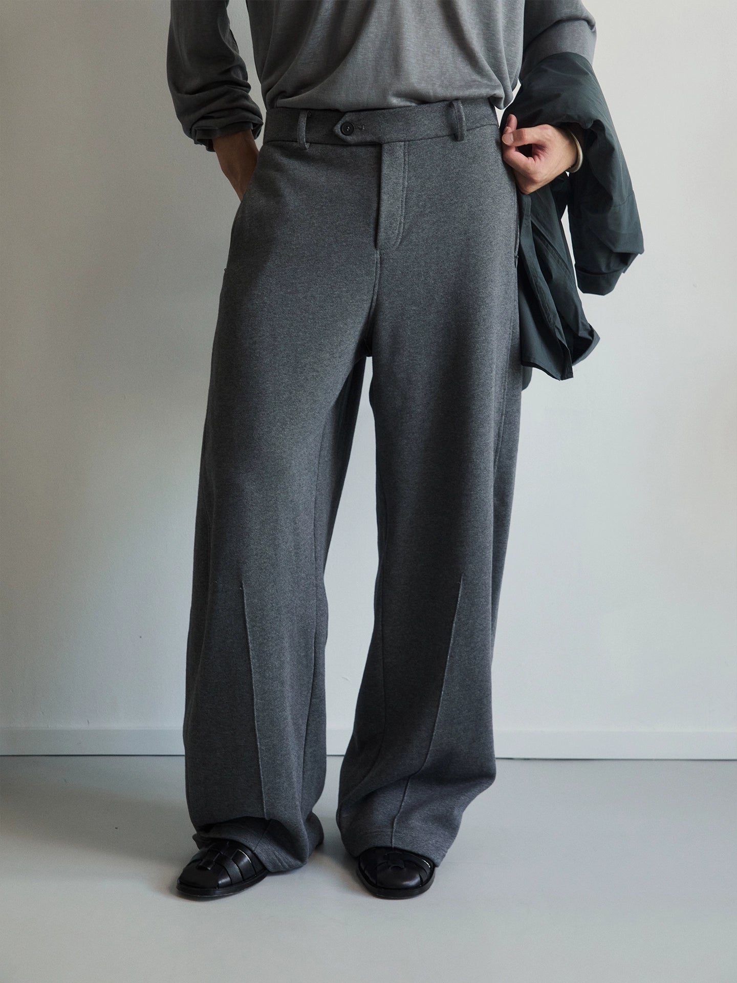 SlateFlow Soft Tailored Trousers