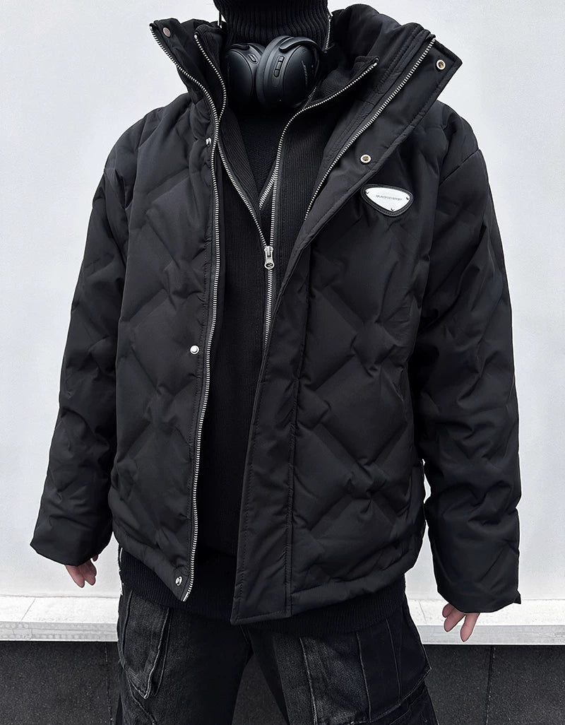 Arctic Prism Quilted Puffer Jacket