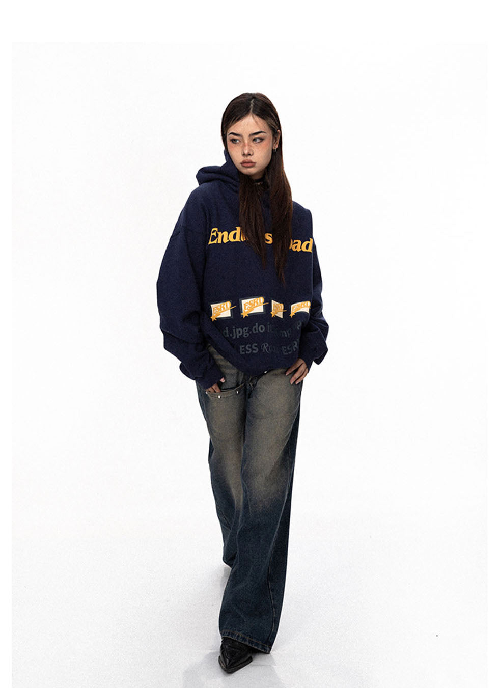 Vintage Vision Hooded Sweatshirt - chiclara