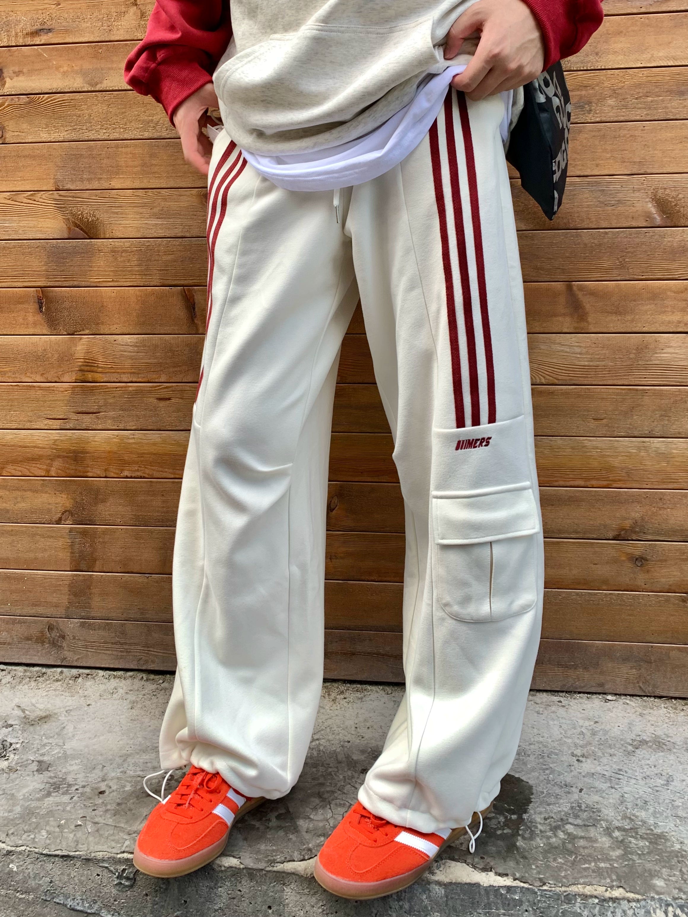 Multicolor Wide-Leg Casual Pants
