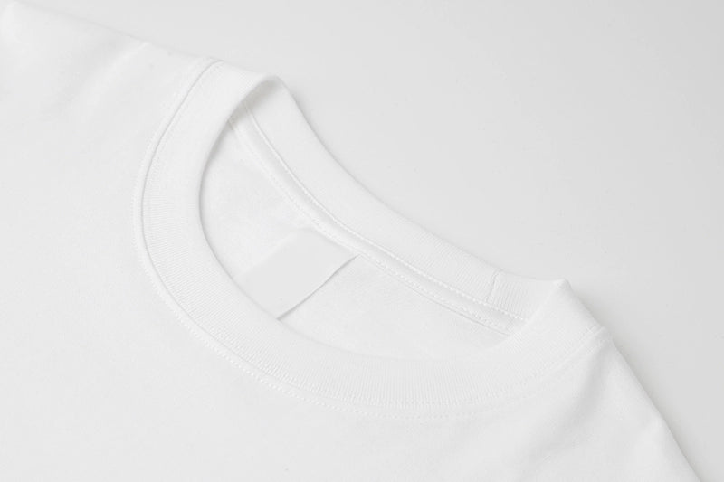 Weißes Langarm-T-Shirt