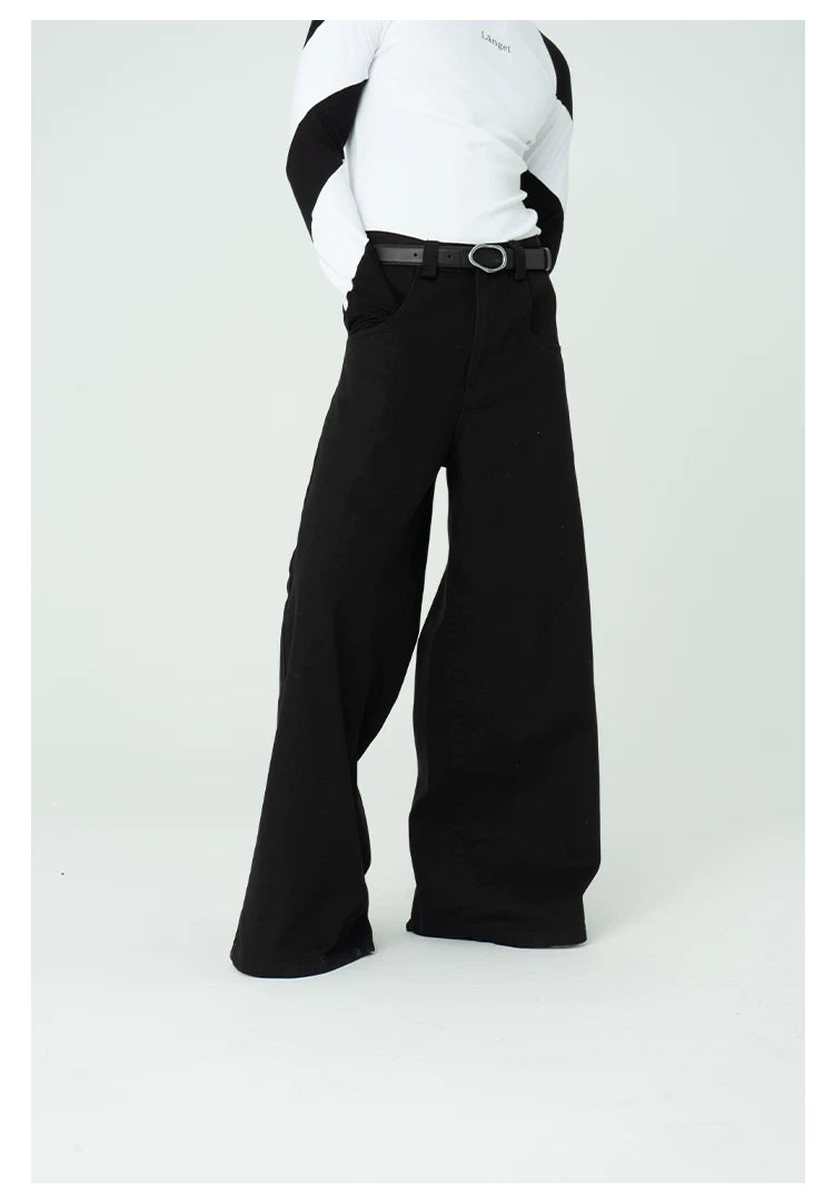 Monolith Ultra Wide-Leg Denim Pants