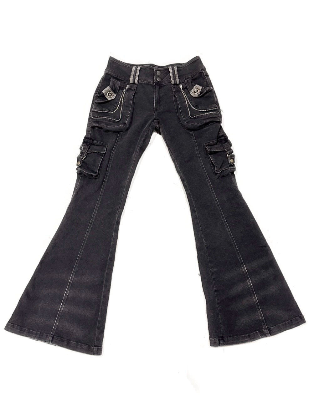 Obsidian Arsenal Cargo Flare Jeans