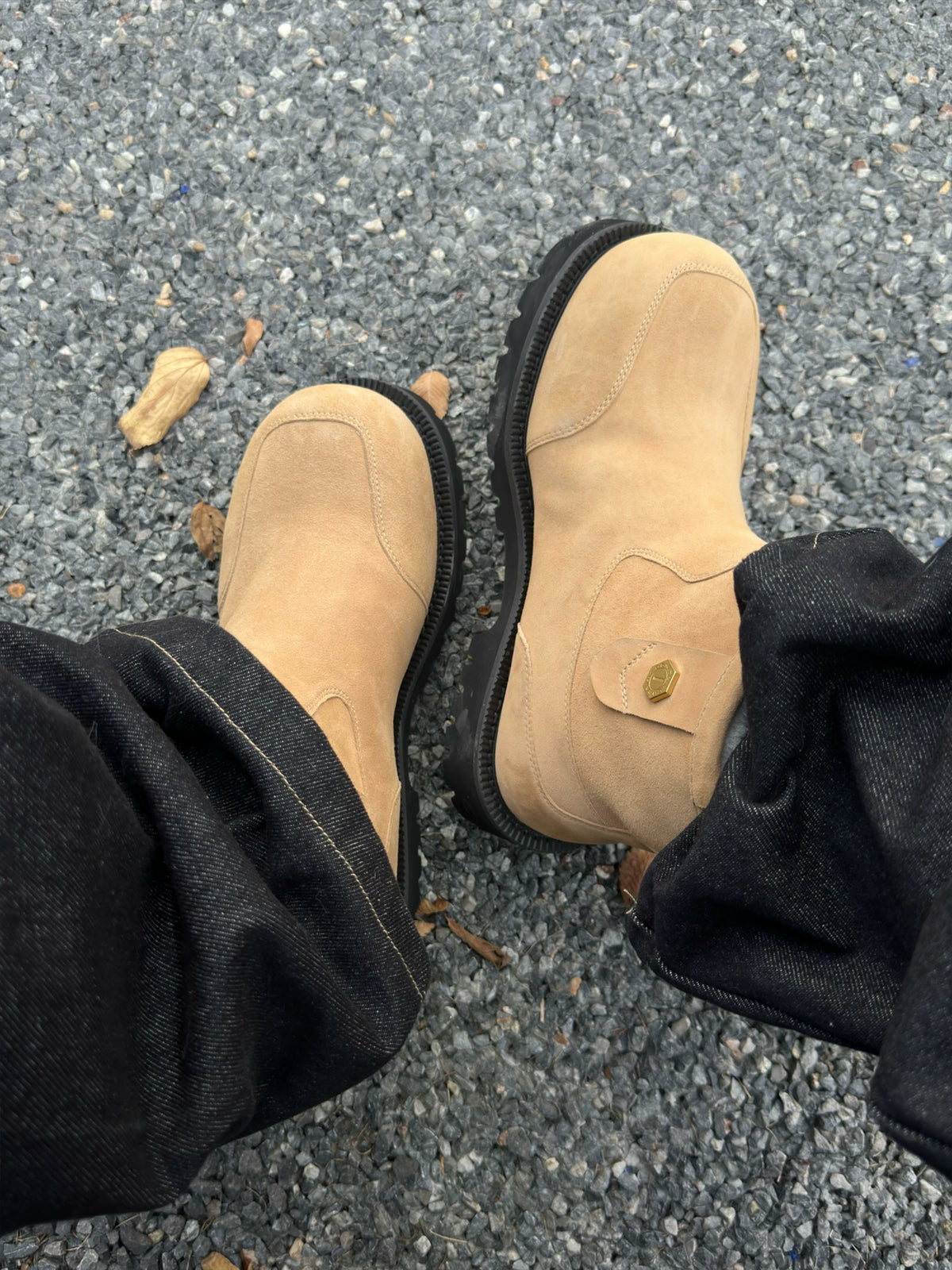 Tundra Shearling Suede Ankle Boots