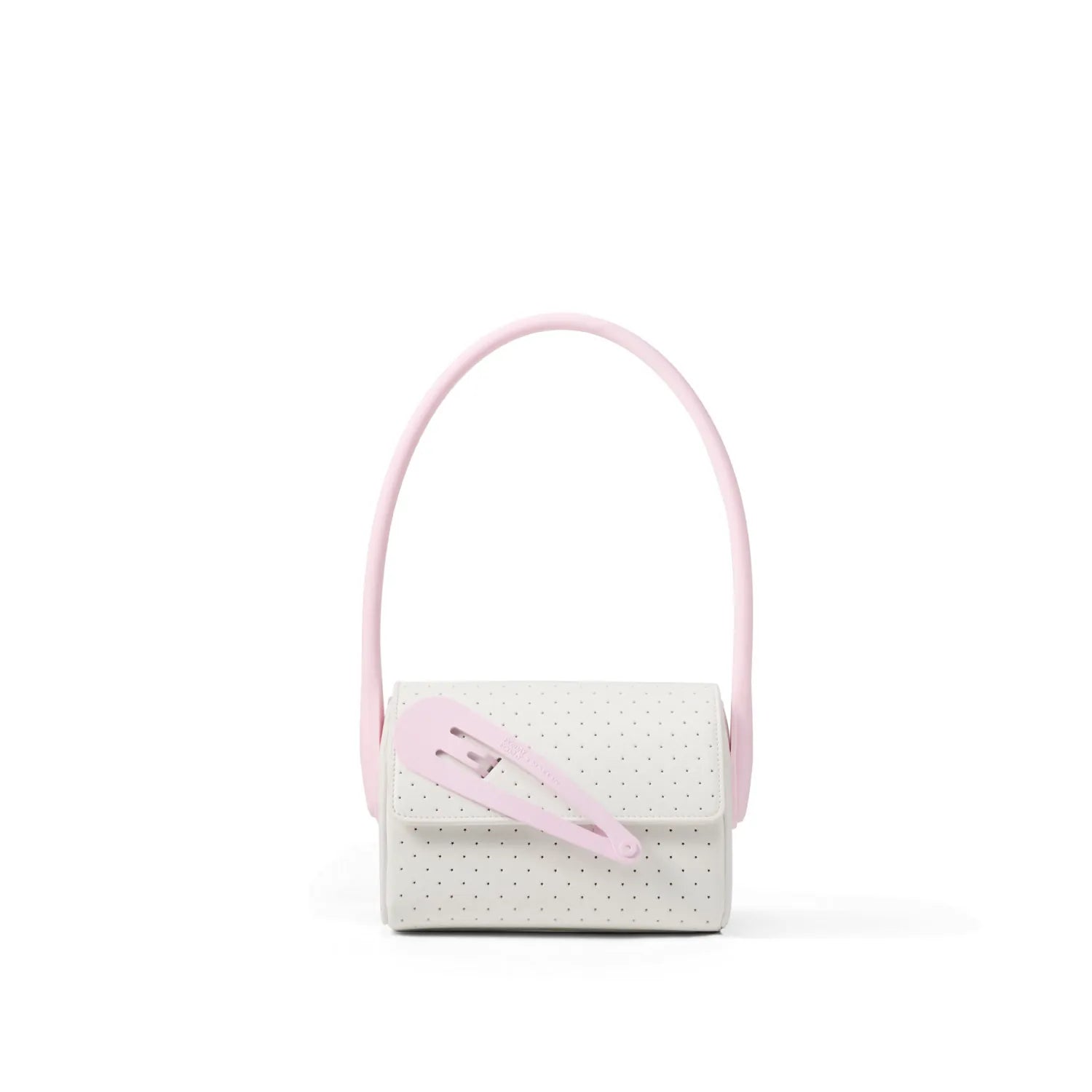 Hairpin Star Convertible Shoulder Bag - Pink and White Star / Small