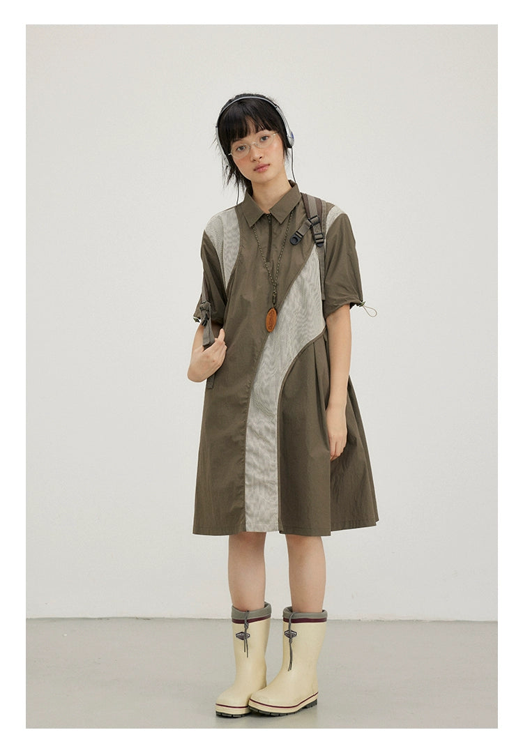 Robe de chemise surdimensionnée Octopusme