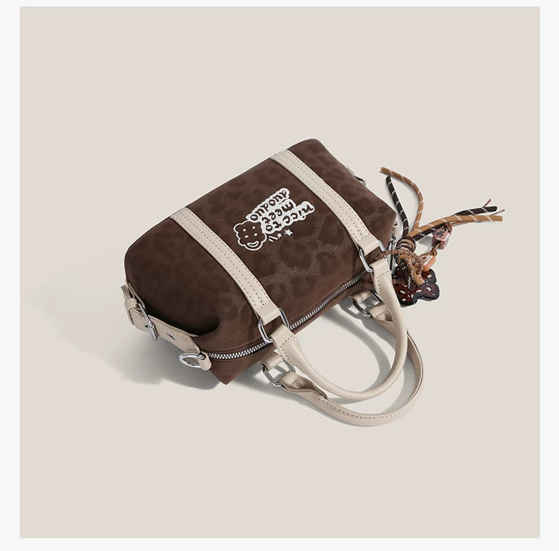 Doodle Charm Barrel Bag