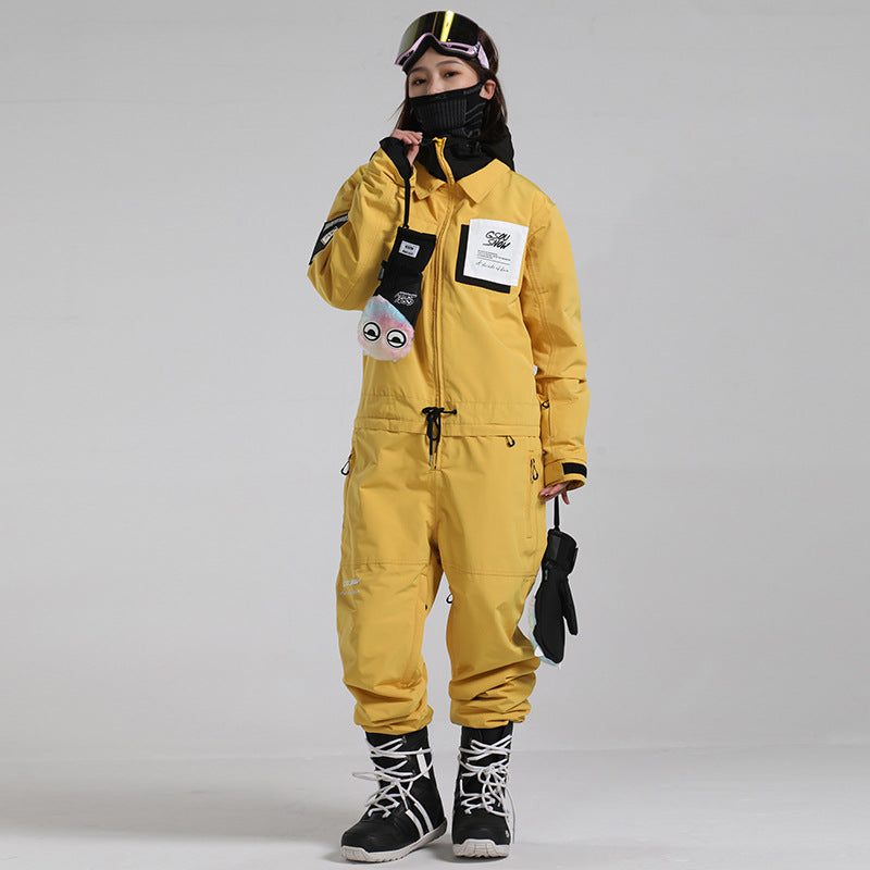 Workwear-Style Snowboard Boiler Suit