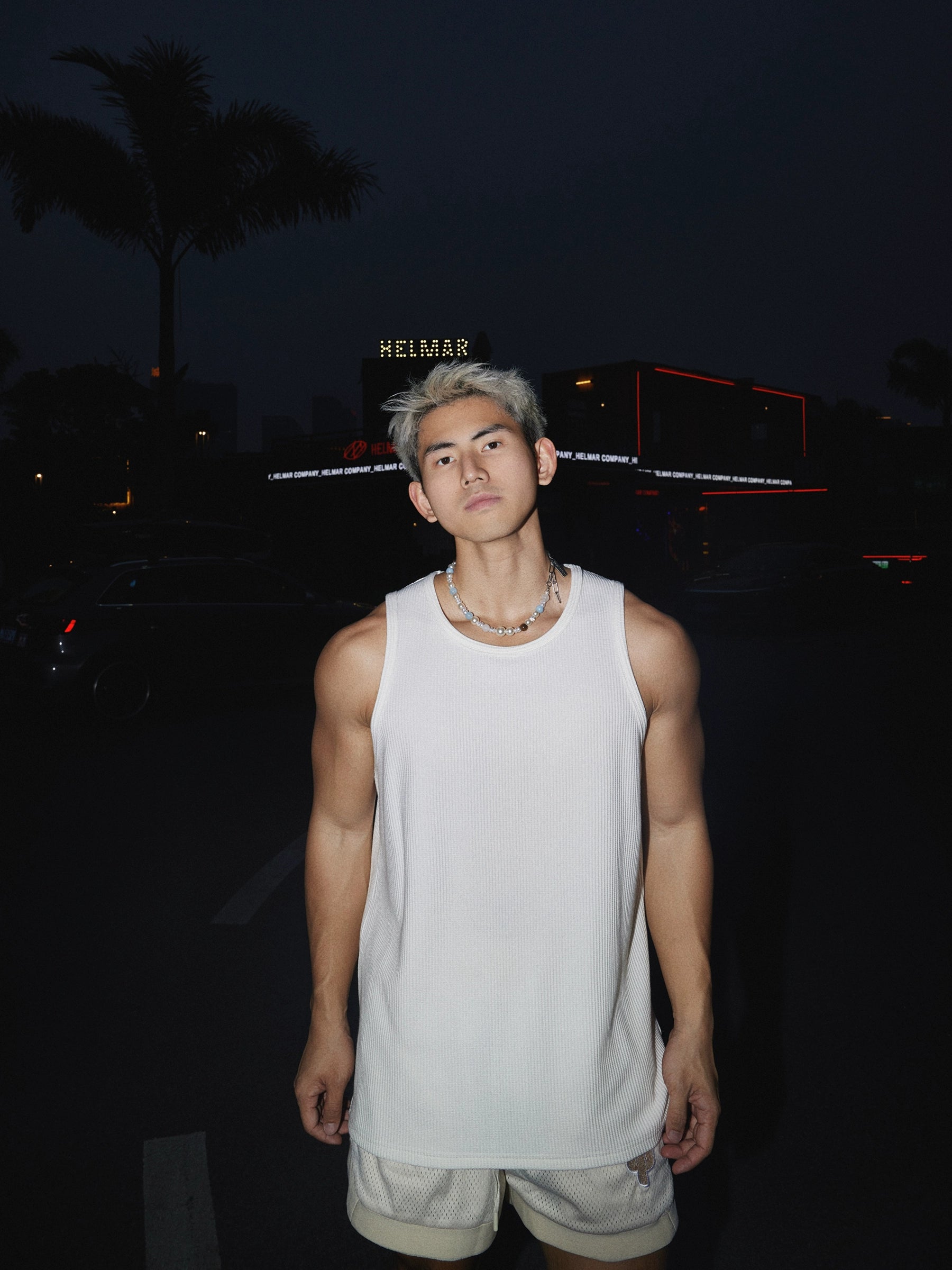 Textured Ribbed Tank Top