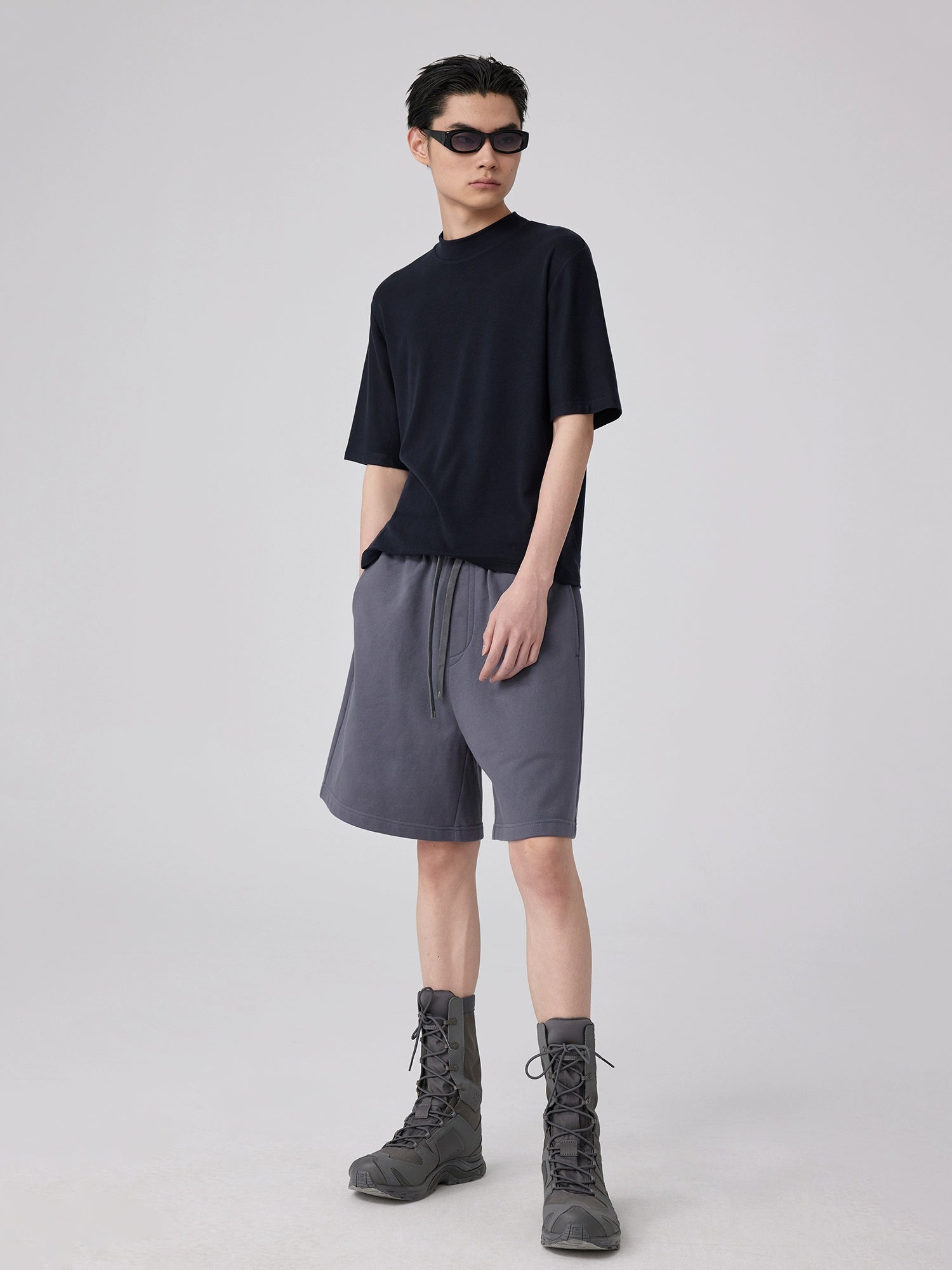 Unisex Casual Drawstring Lounge Shorts