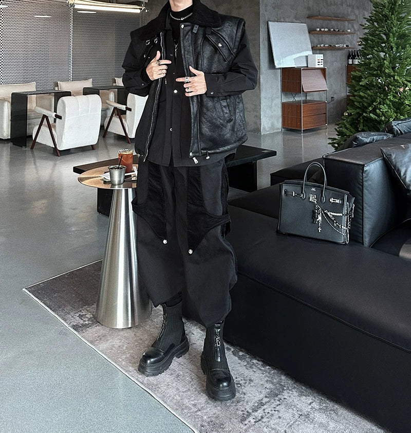 Dune Havoc Draped Panel Cargo Trousers