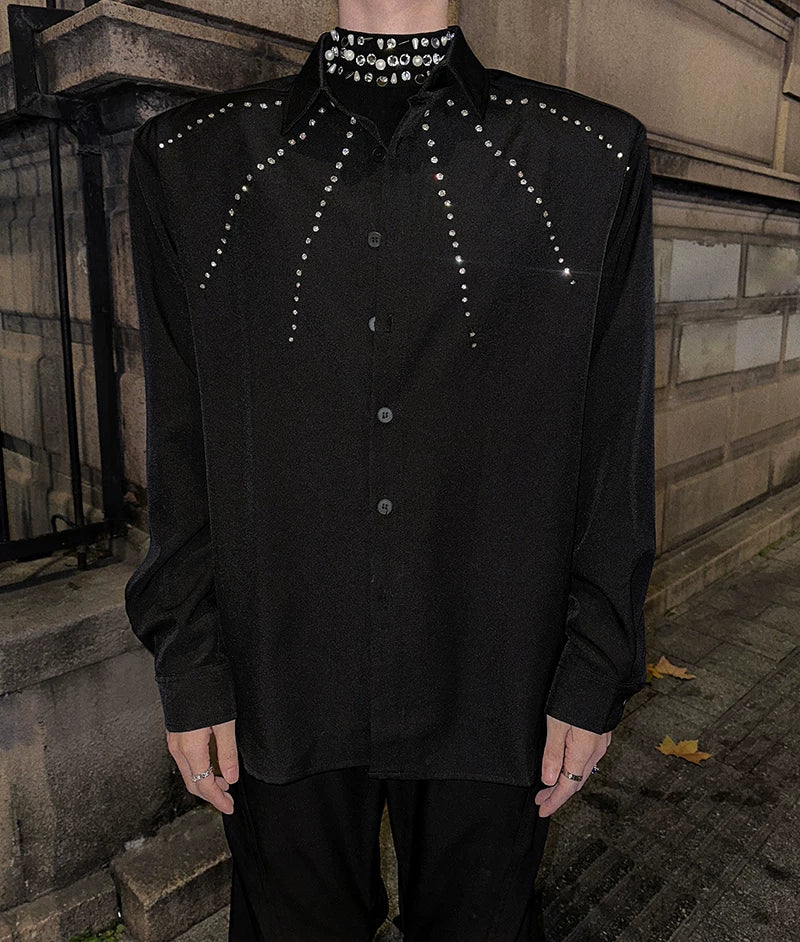 Nocturne Constellation Crystal Dress Shirt