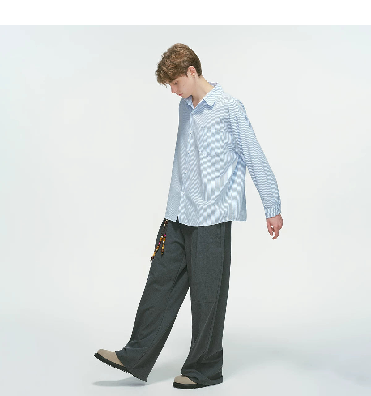 Verde Stripe Breeze Overshirt