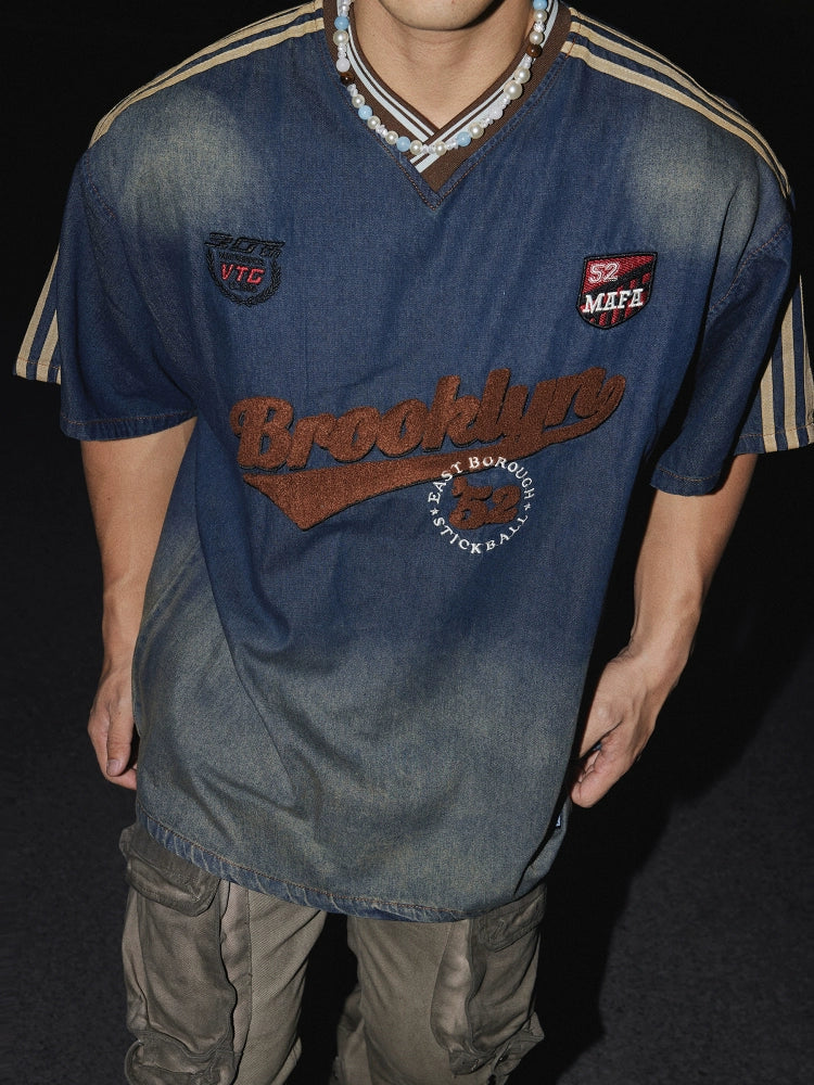 Vintage Brooklyn Ombre Denim Shirt