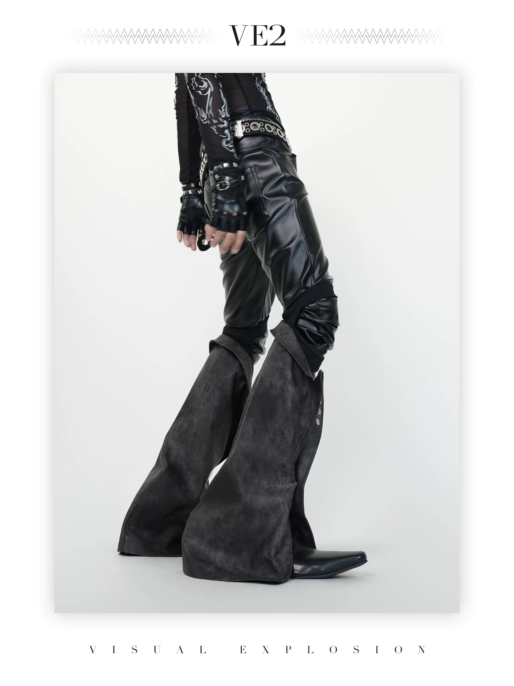Void Rider Spiked Gaiter Pants