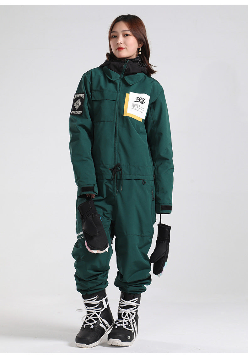 Workwear-Style Snowboard Boiler Suit