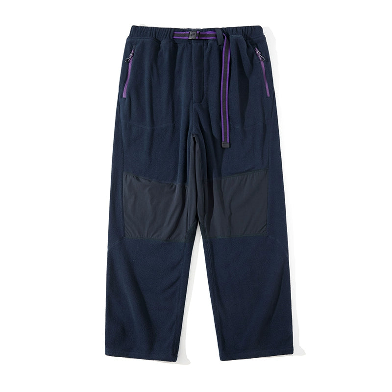 Panelled Fleece Utility Track Pants