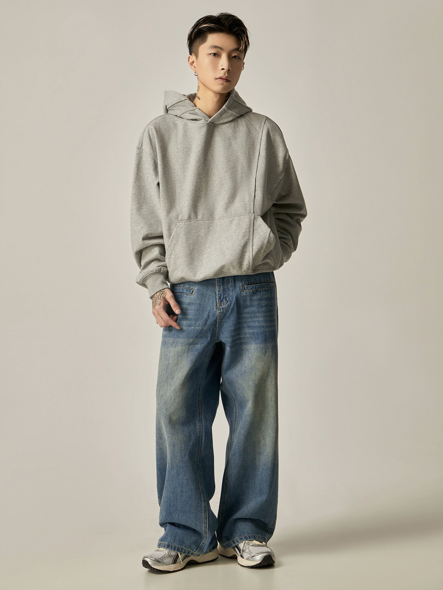 Harbor Fade Ultra-Wide Jeans