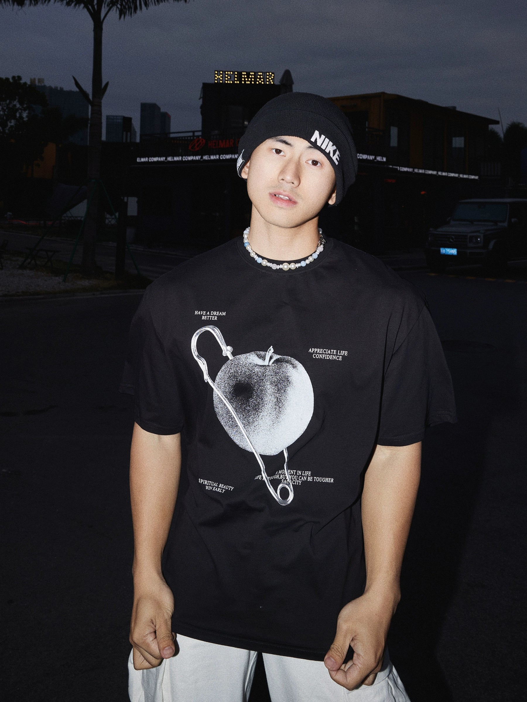 Graphic Safety Pin T-Shirt