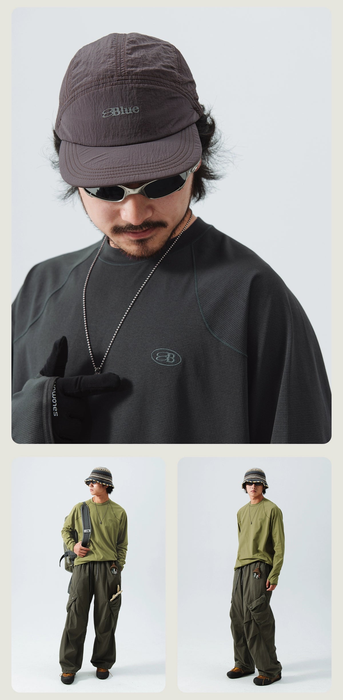 Textured Crewneck Performance Sweatshirt