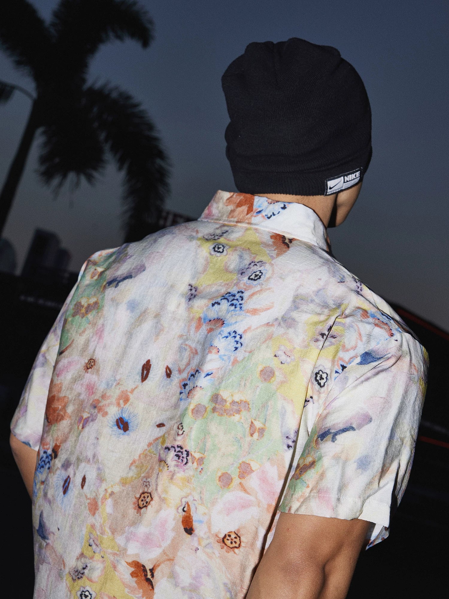 Pastel Bloom Watercolor Camp Shirt