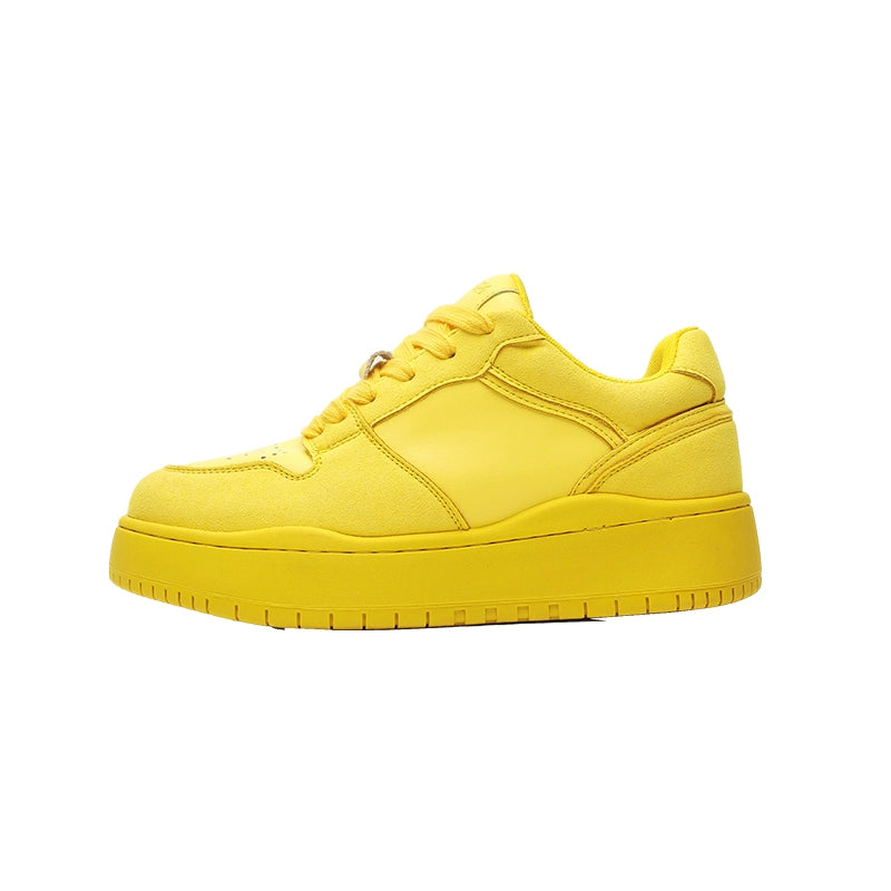 Minimalist Chunky Leather Sneakers