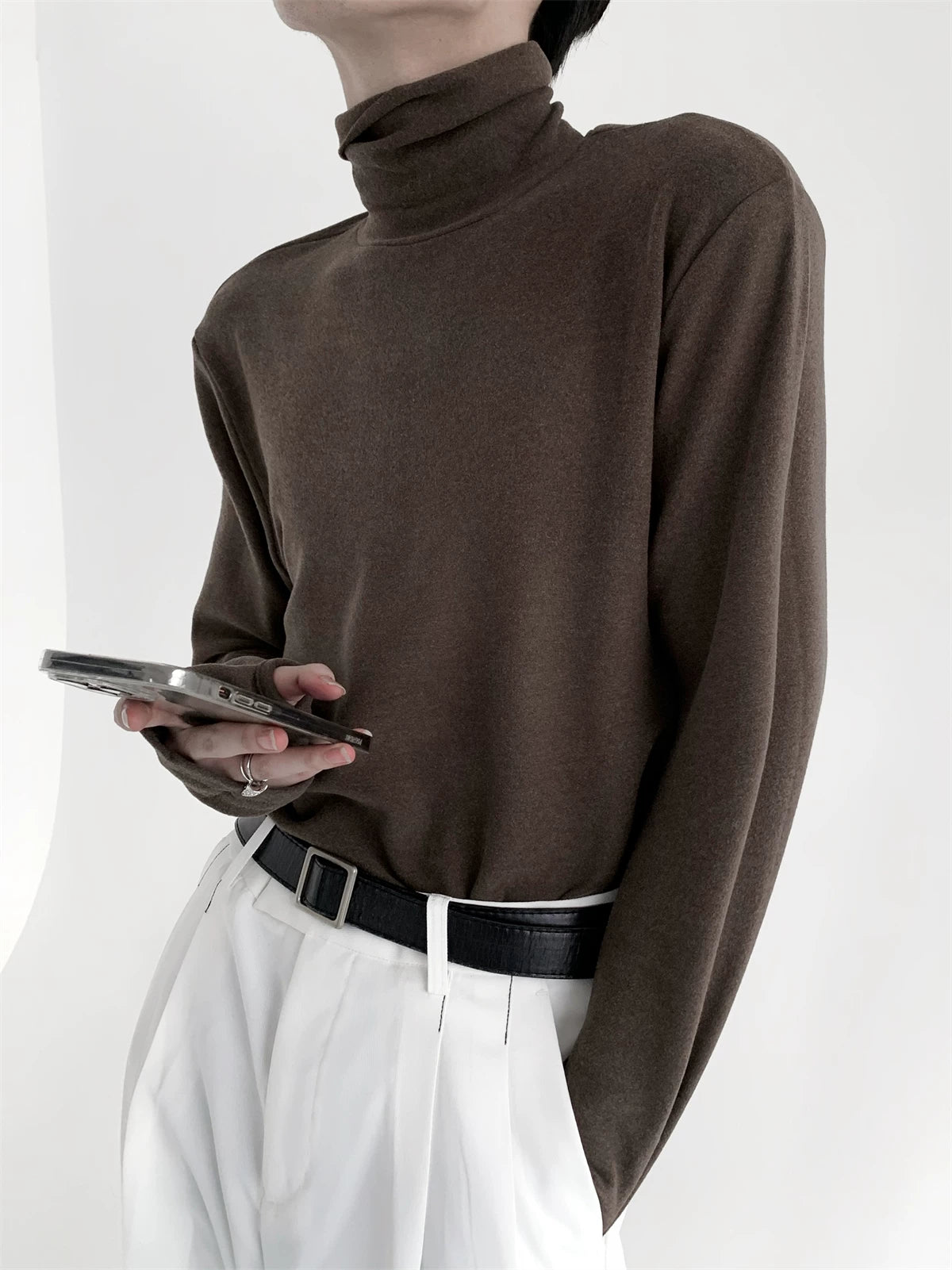 Slouch Turtleneck Top