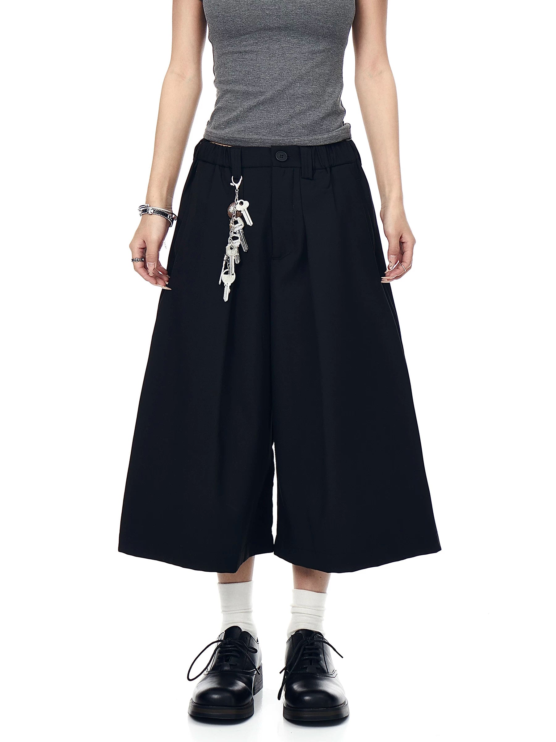 Keyring Pleat Culotte Trousers