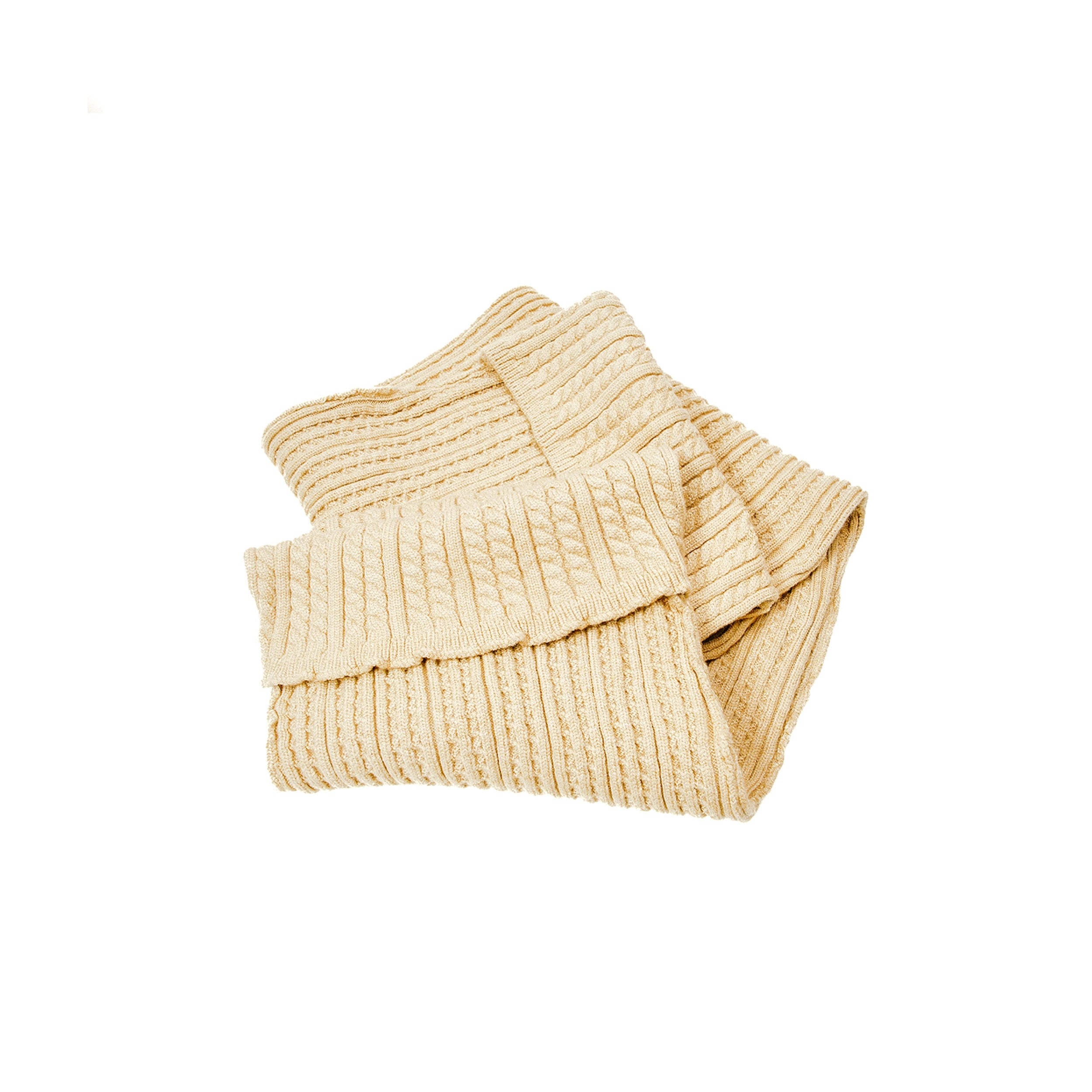 Sand Dune Cable Knit Scarf