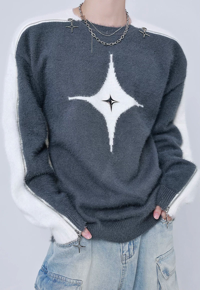 Nova Rift Asym Zip-Star Sweater