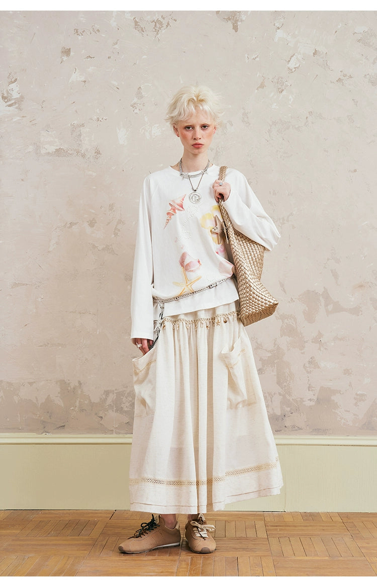 Dreamer Graphic Sweatshirt & Ruffle Skirt Set