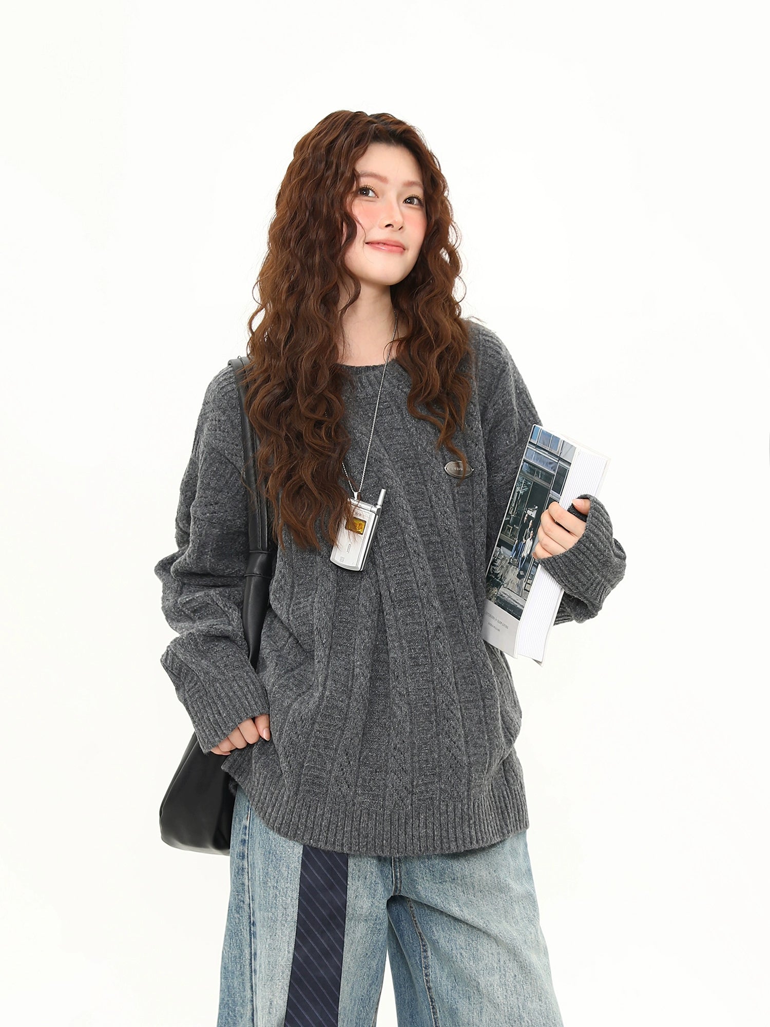 Oversized Cable Cozy Knit Sweater