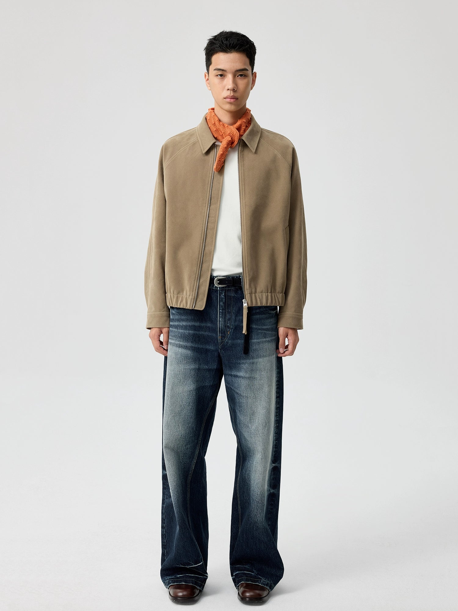 Duststone Suede Zip Jacket