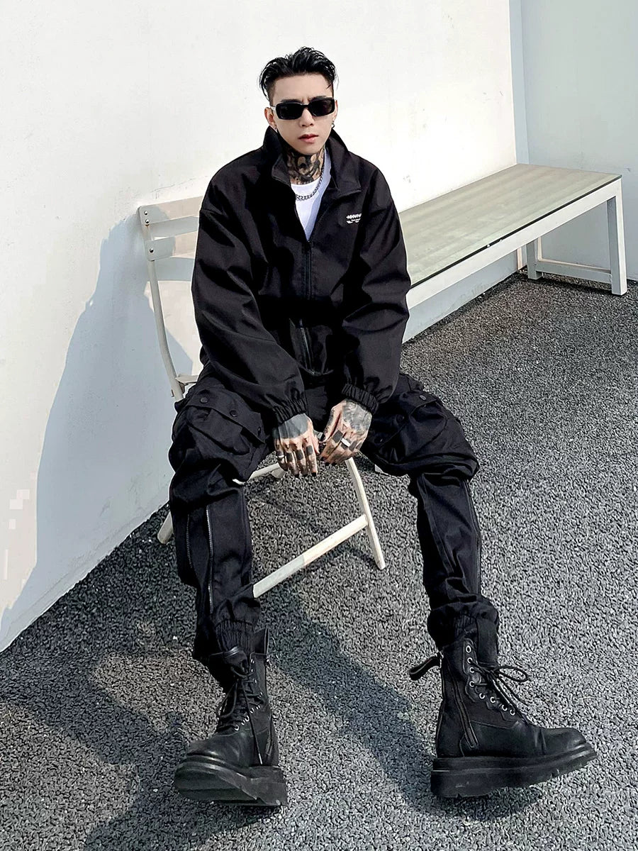 Rogue Sector Multi‑Pocket Combat Cargo Pants