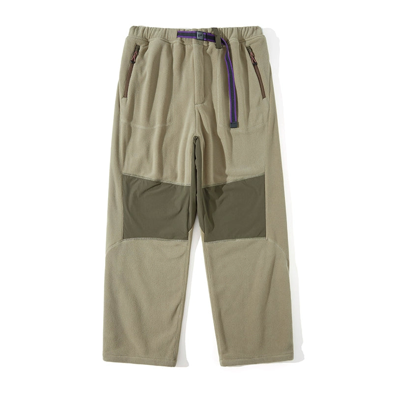 Panelled Fleece Utility Track Pants