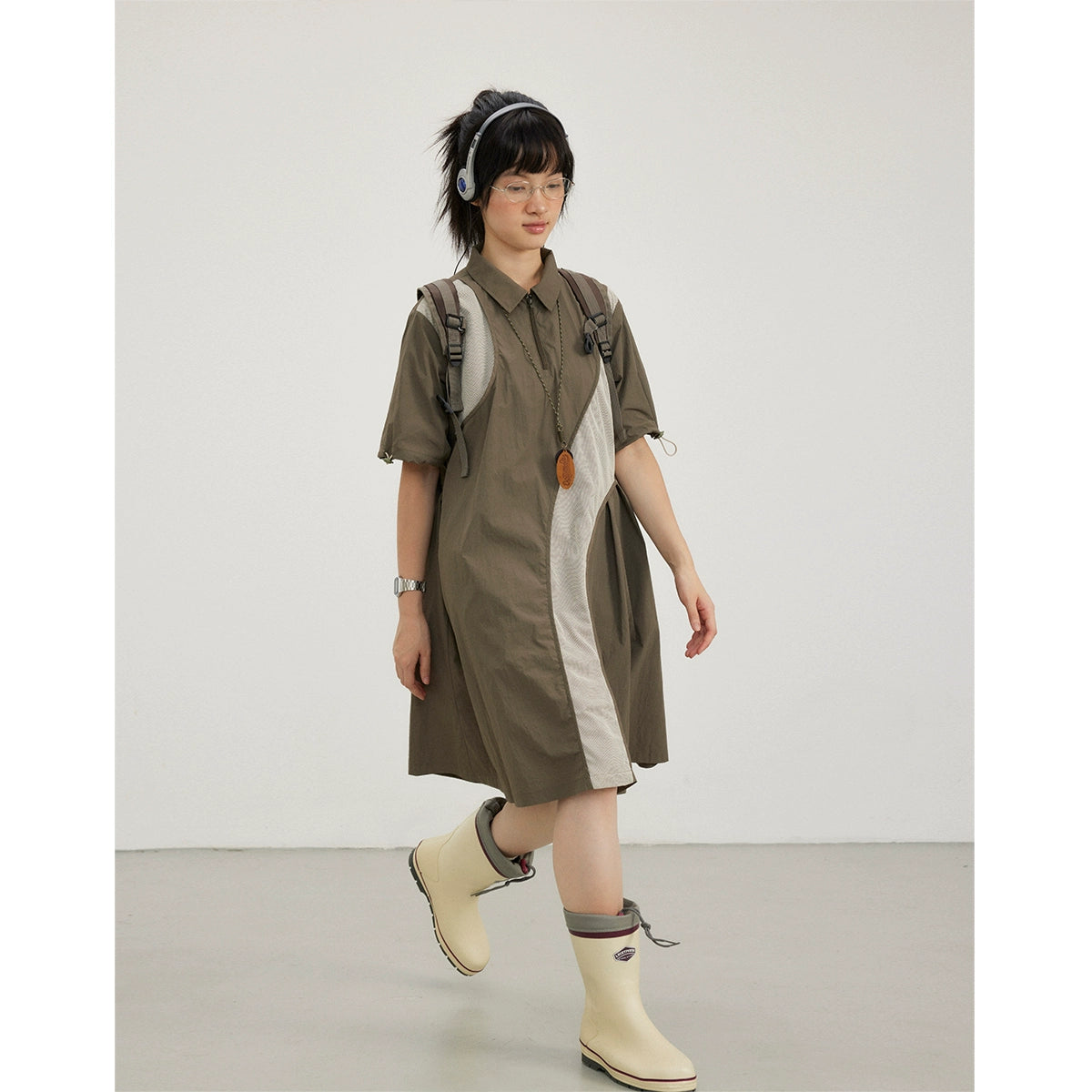 Robe de chemise surdimensionnée Octopusme