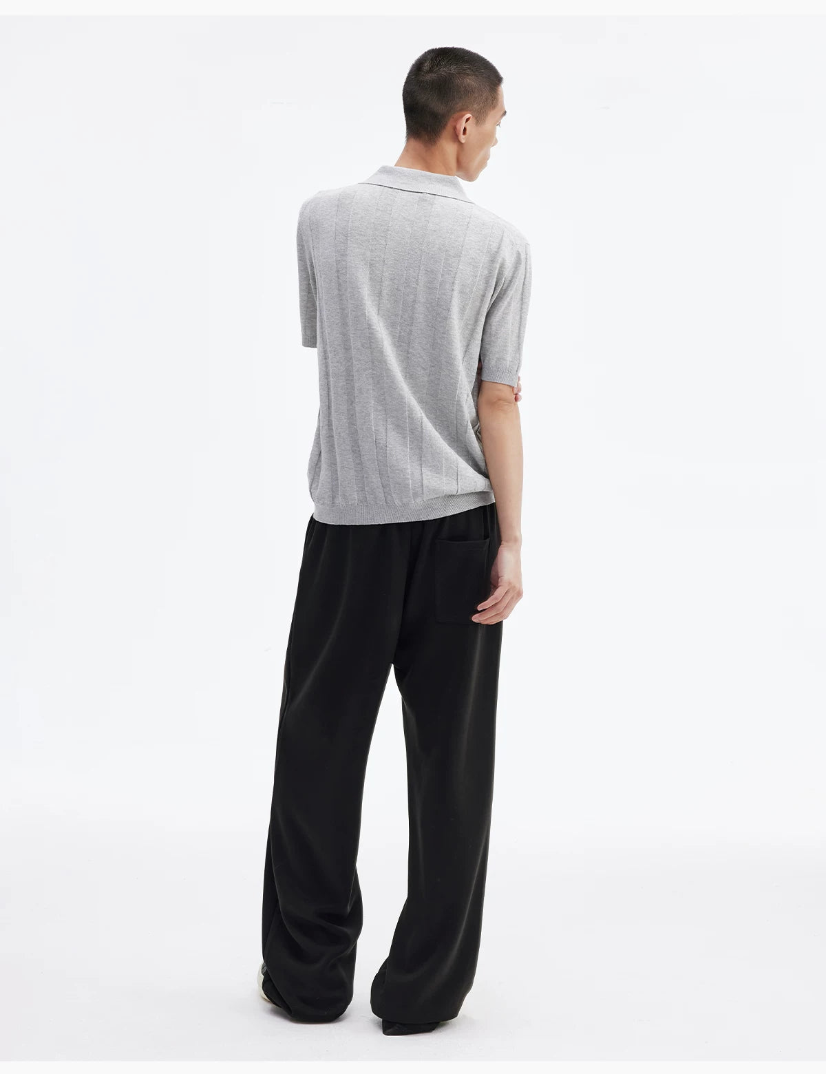 Relaxed Soft Wide-Leg Drawstring Sweatpants