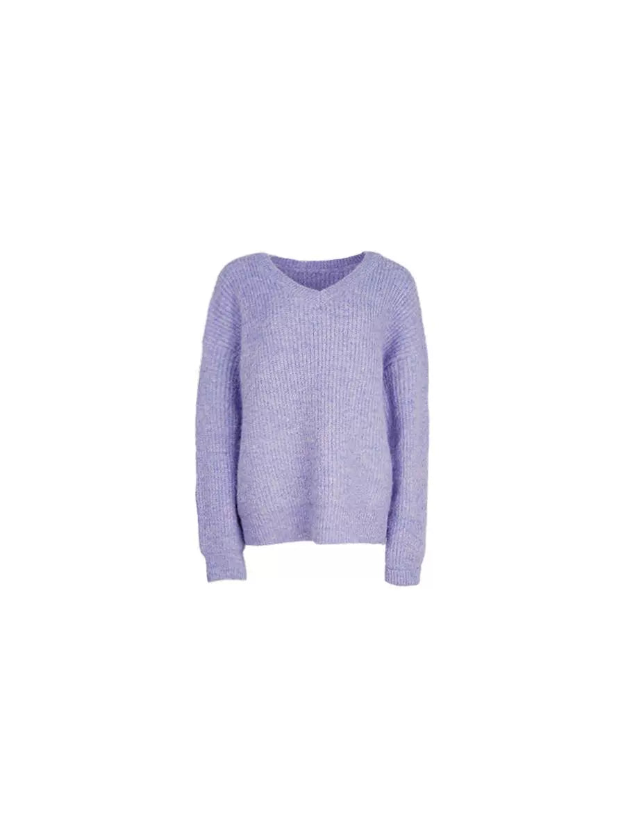 Sheep Wool V-Neck Sweater