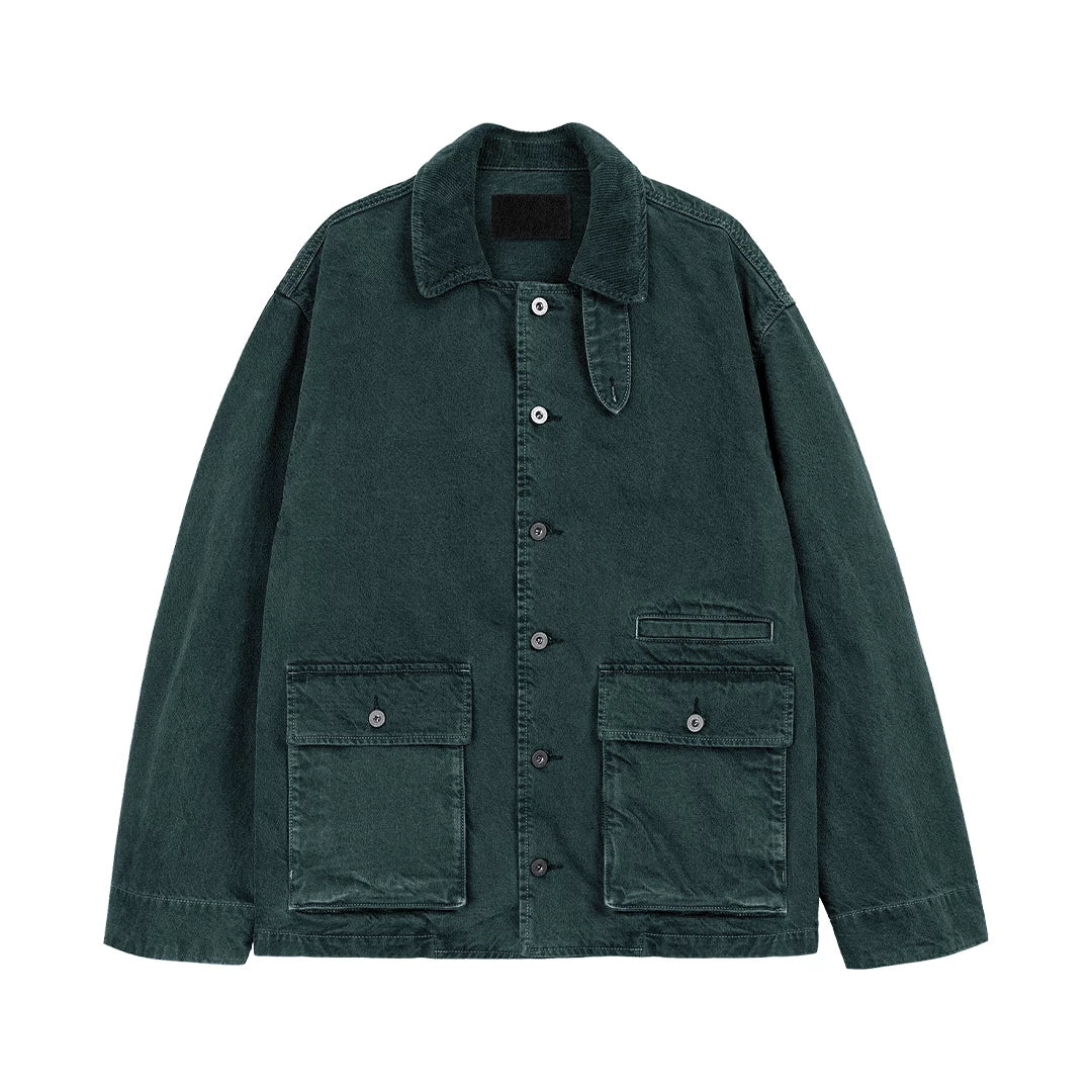 Garment-Dyed Utility Jacket