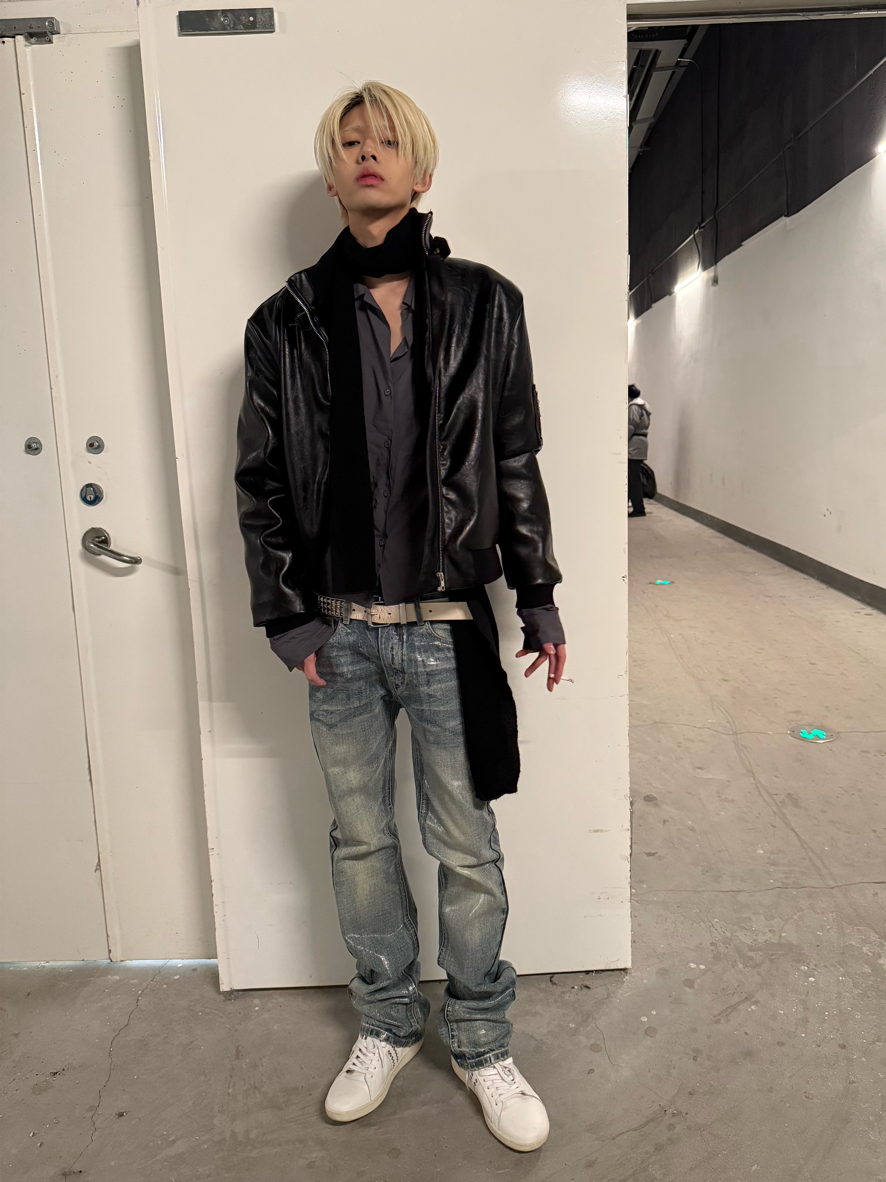 Ice Fade Vintage Wash Straight Jeans