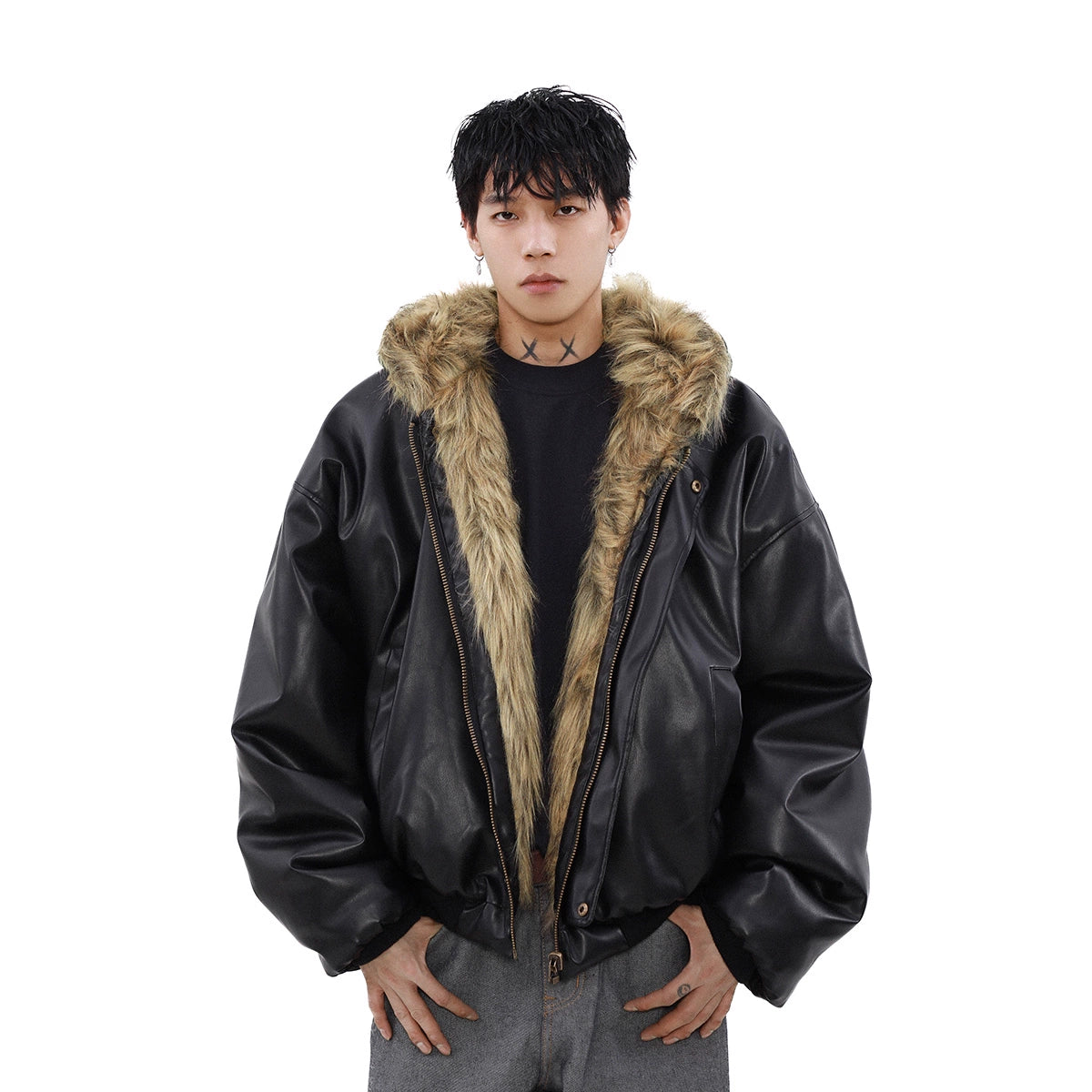 Urban Prowl Faux Fur Bomber