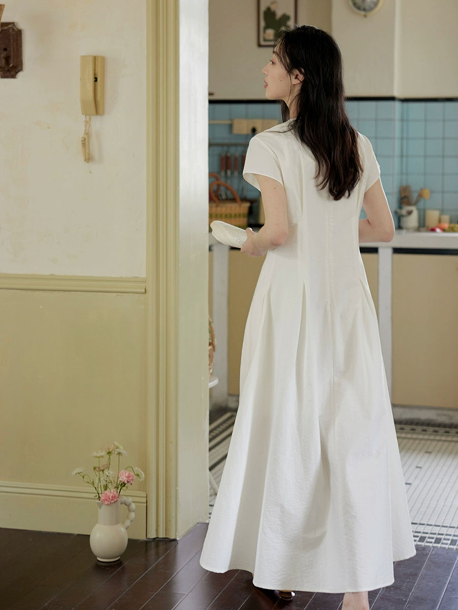 Short-Sleeve Maxi Dress