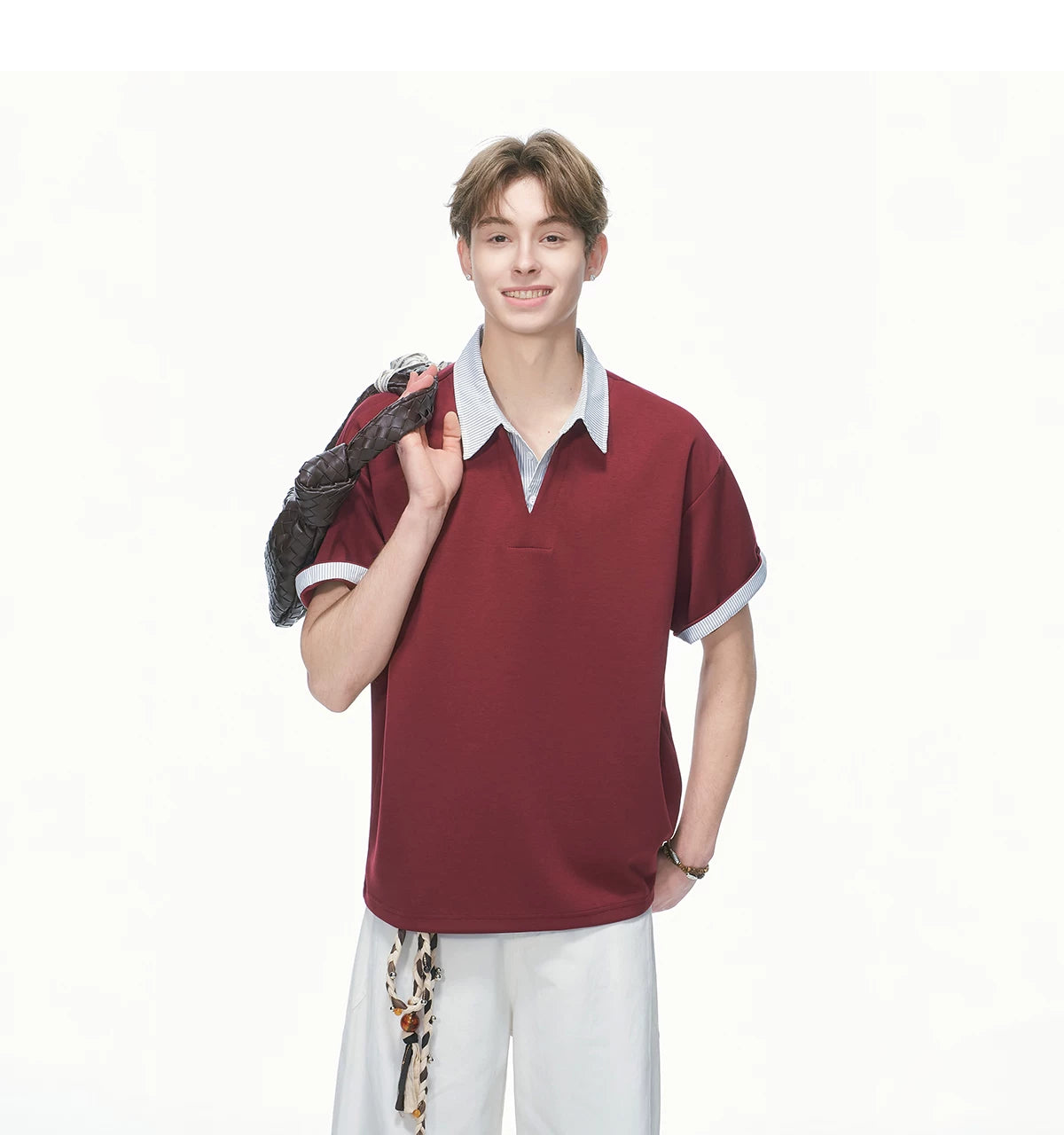 Collarblend Jersey Polo Tee