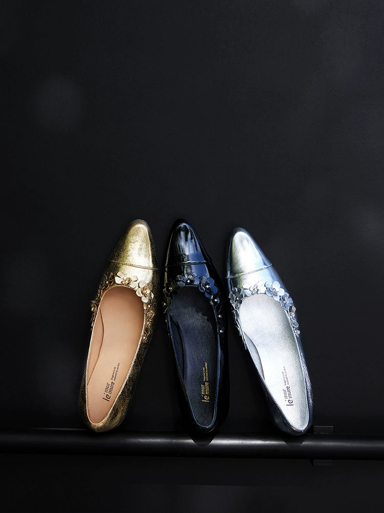 Floral Embellished Pumps