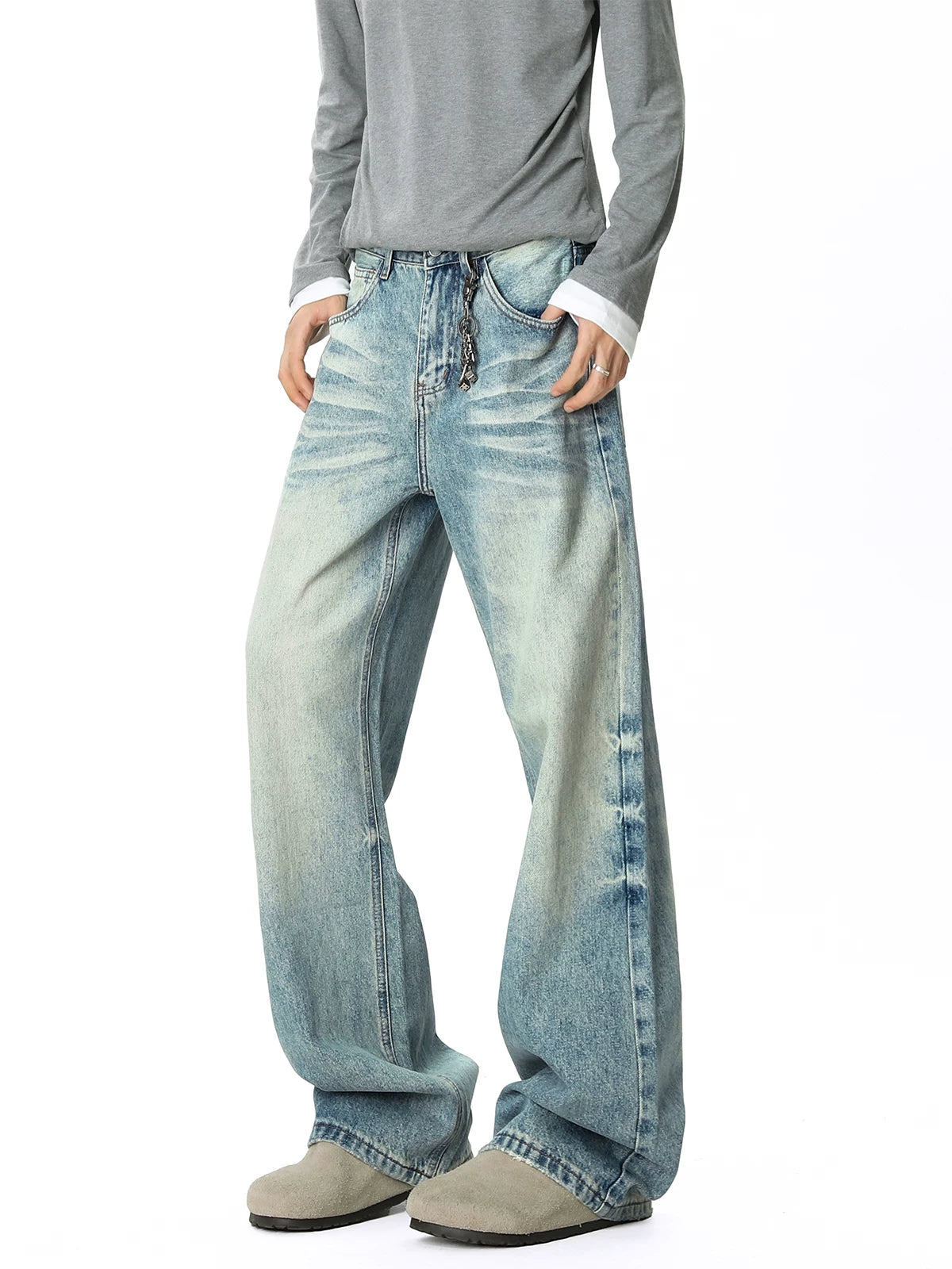 Glacier Pool Super Slouch Wide-Leg Jeans