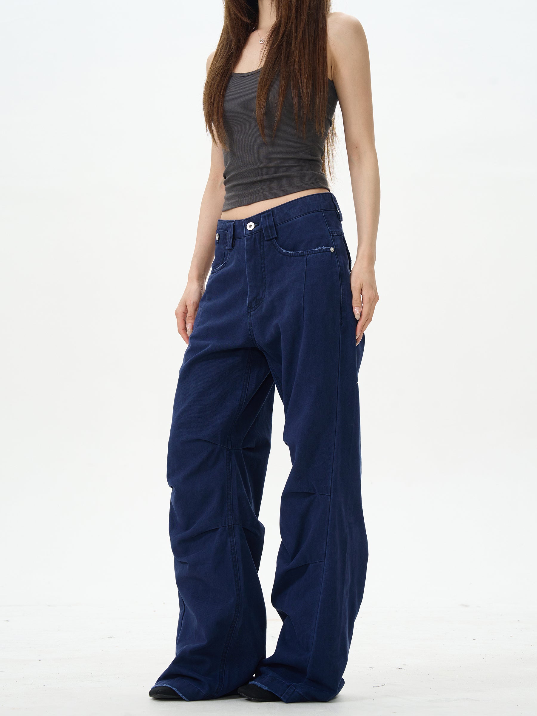 Dark Wash Wide Leg Jeans
